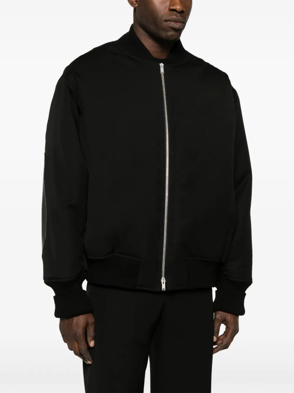 Jil Sander Bomber Jacket In Black