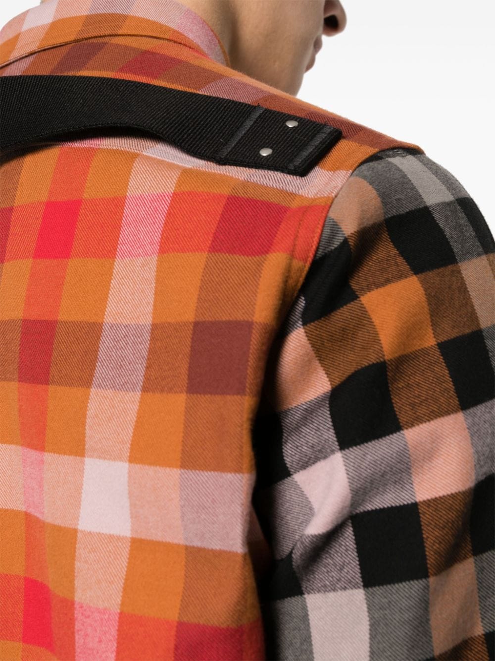 Shop Rick Owens Plaid Flannel Shirt In Red
