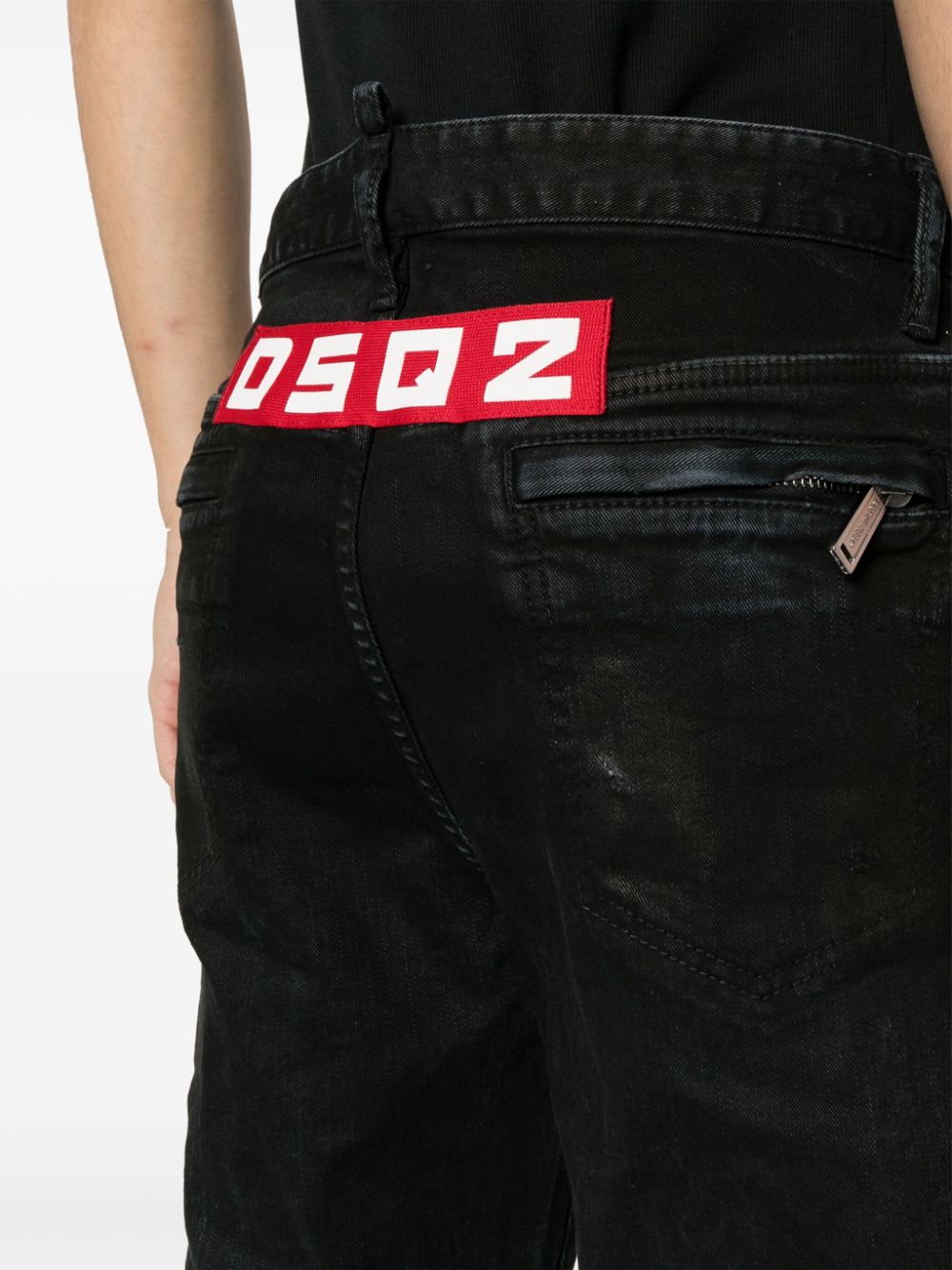 Shop Dsquared2 Cool Guy Slim-leg Jeans In Black