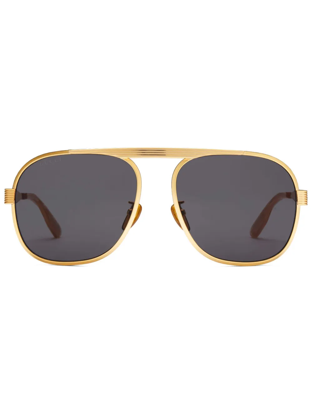 Gucci Eyewear Zonnebril met piloten montuur Goud