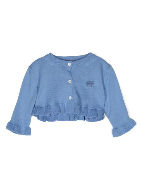 ETRO KIDS cardigan à motif Pegaso