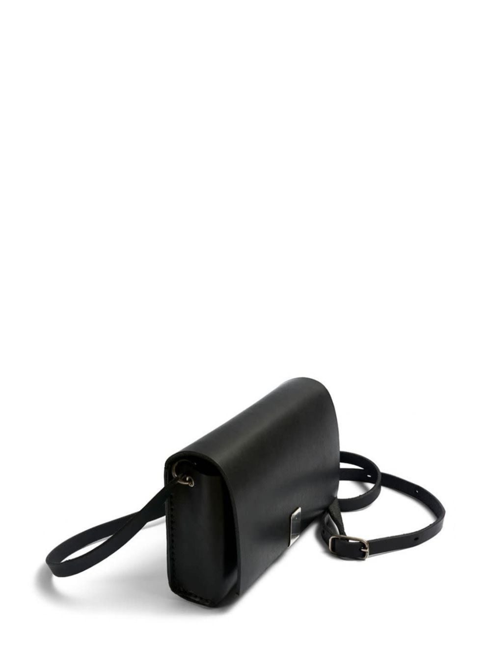 Shop Werkstatt:münchen Leather Shoulder Bag In Black