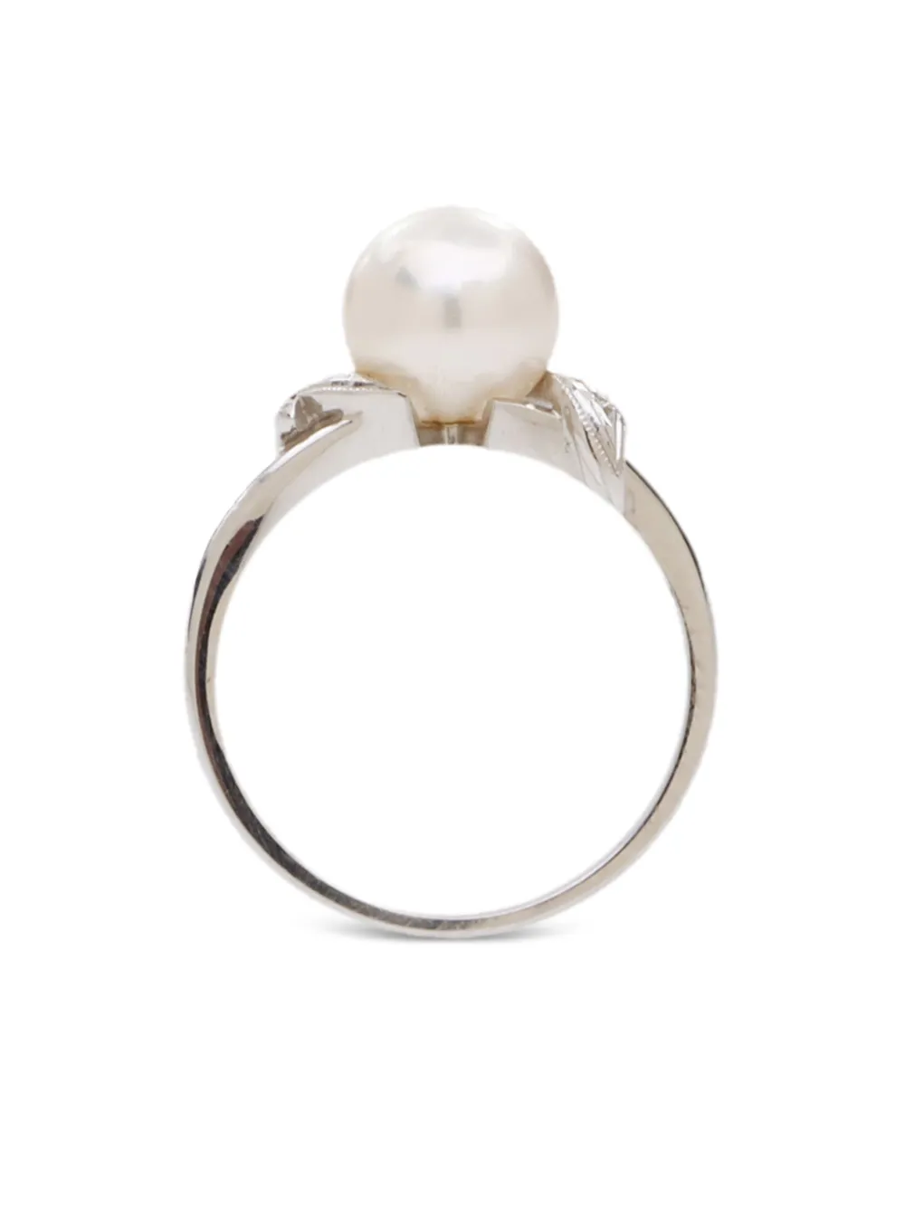 MIKIMOTO Pre-owned Akoya 18kt White Gold Ring