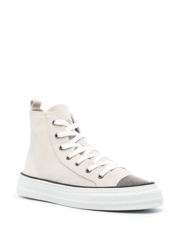 Brunello Cucinelli モニーレ ハイカットスニーカー | ニュートラル 