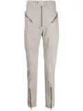 Rick Owens decorative-zip cotton trousers - Grey