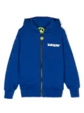 Barrow kids logo-print zip hoodie - Blue