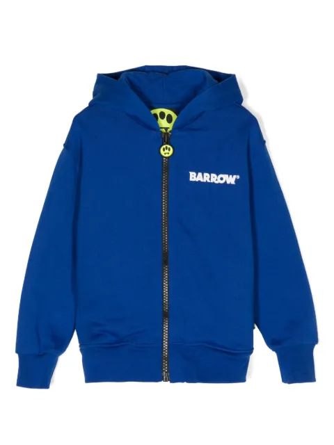 Barrow kids 로고 프린트 후드 집업