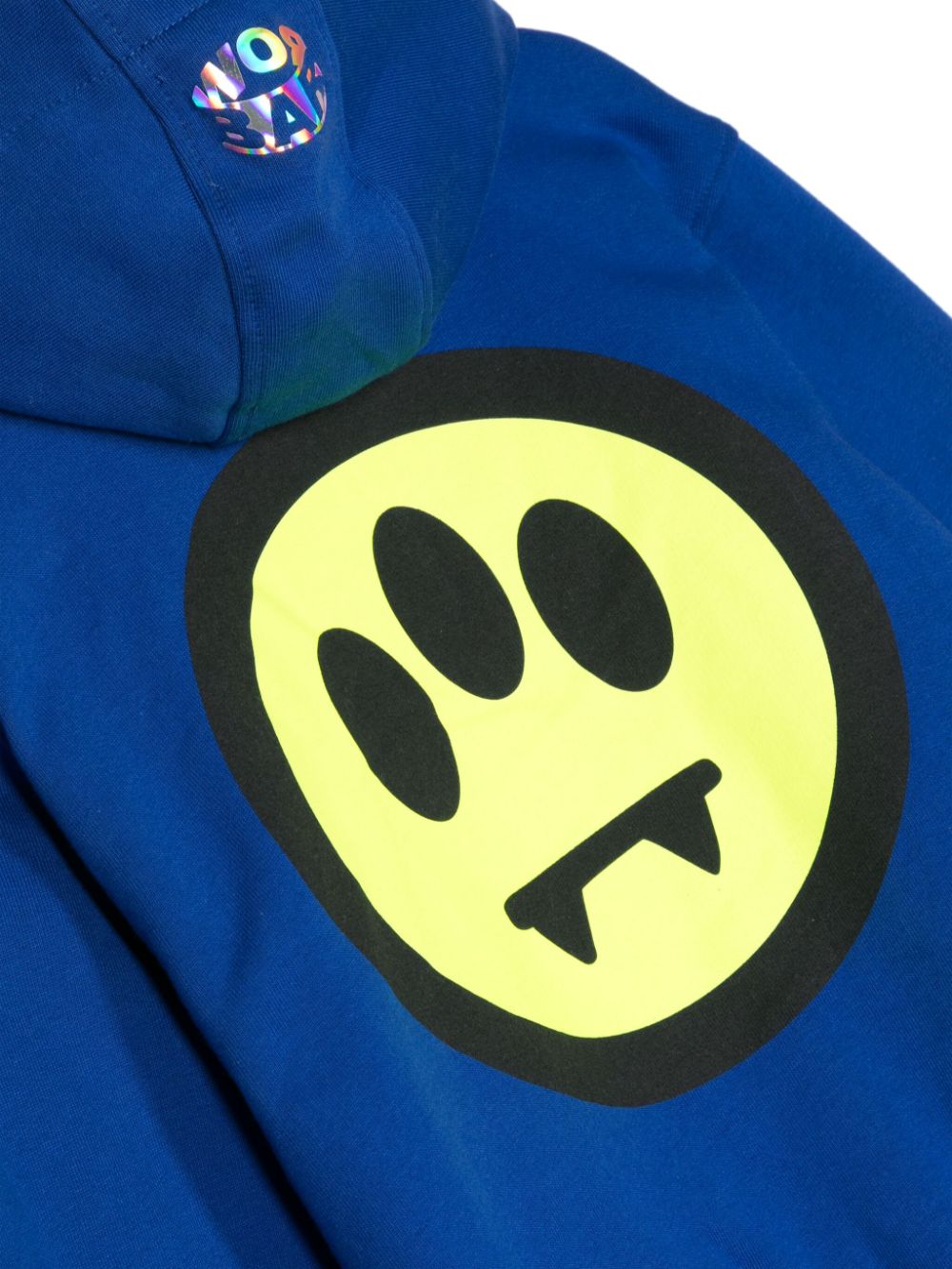 Shop Barrow Logo-print Zip Hoodie In Blue