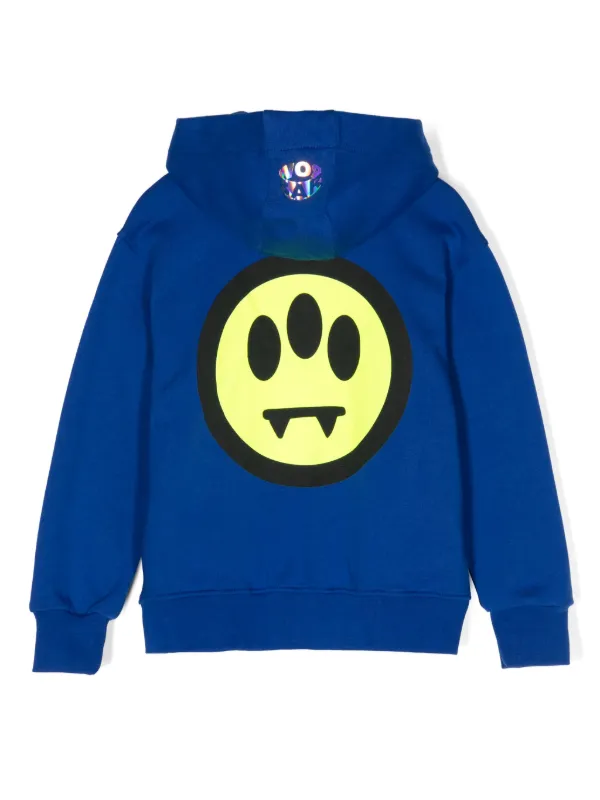 Barrow Kids logo-print Zip Hoodie Blue FARFETCH PH