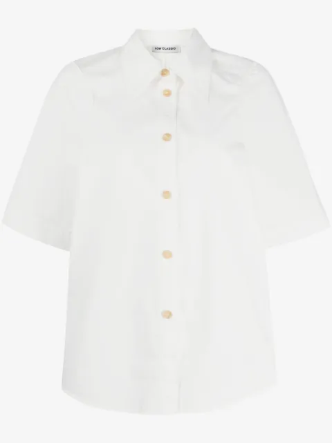 Low Classic camisa con cuello de pico