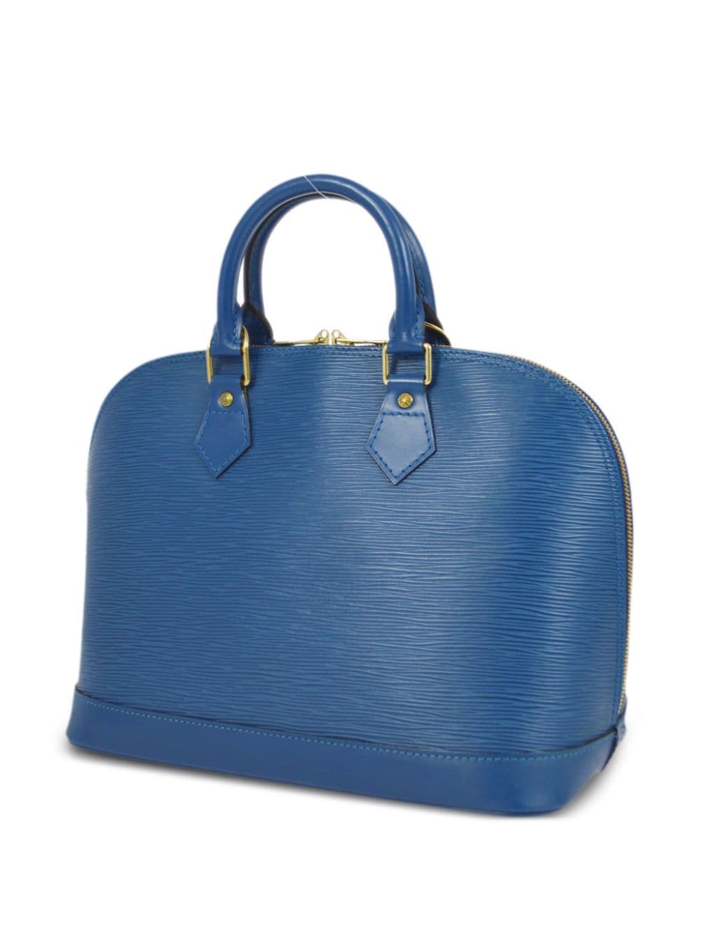 Pre-owned Louis Vuitton 1997  Alma Pm Tote Bag In Blue