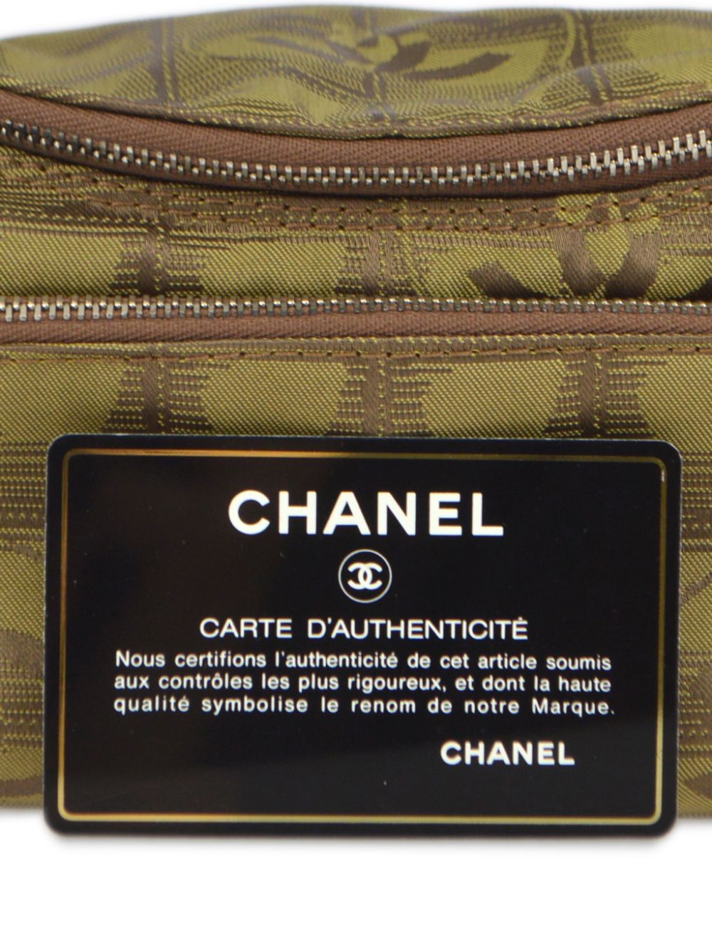 CHANEL Pre-Owned 2002 New Travel Choco Bar zipped handbag WOMEN