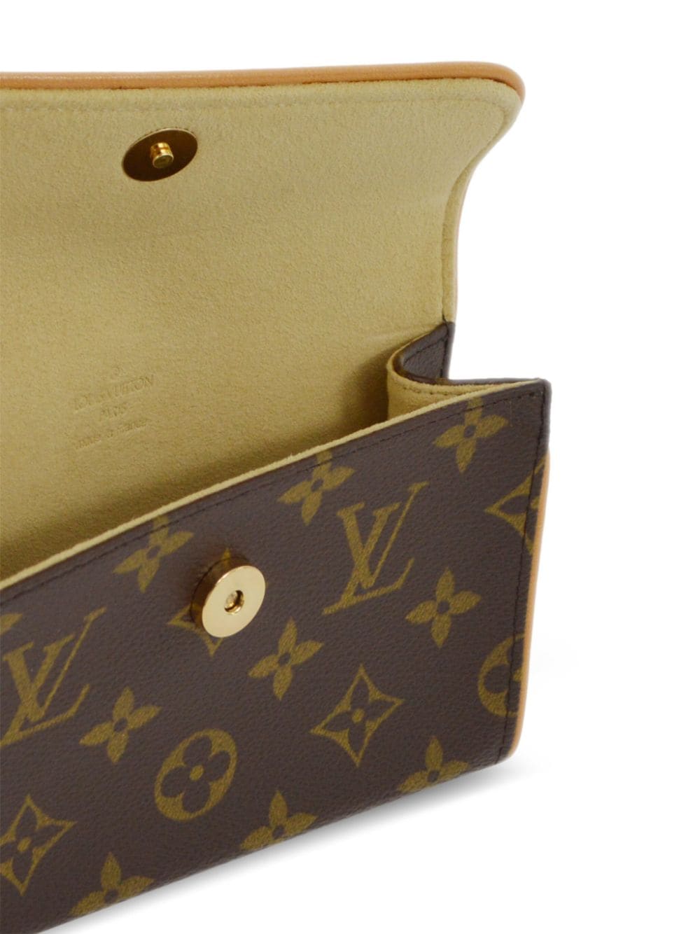Pre-owned Louis Vuitton 2003  Pochette Florentine Belt Bag In Brown