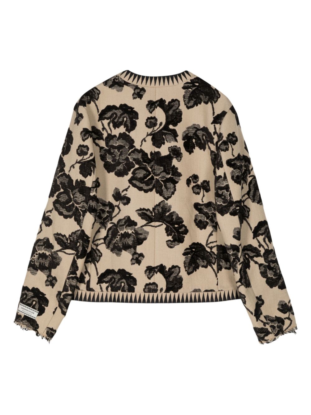 Undercover floral-print jacket - Beige