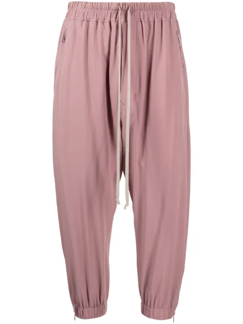 Rick Owens drawstring-waist cropped trousers