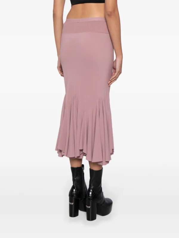 Rick Owens Knee Divine Skirt | Pink | FARFETCH