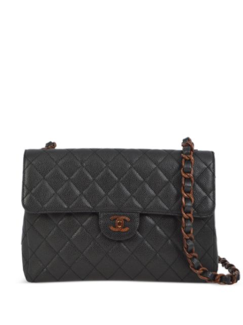 HOT SALE CHANEL 1998 Jumbo Classic Flap shoulder bag Women