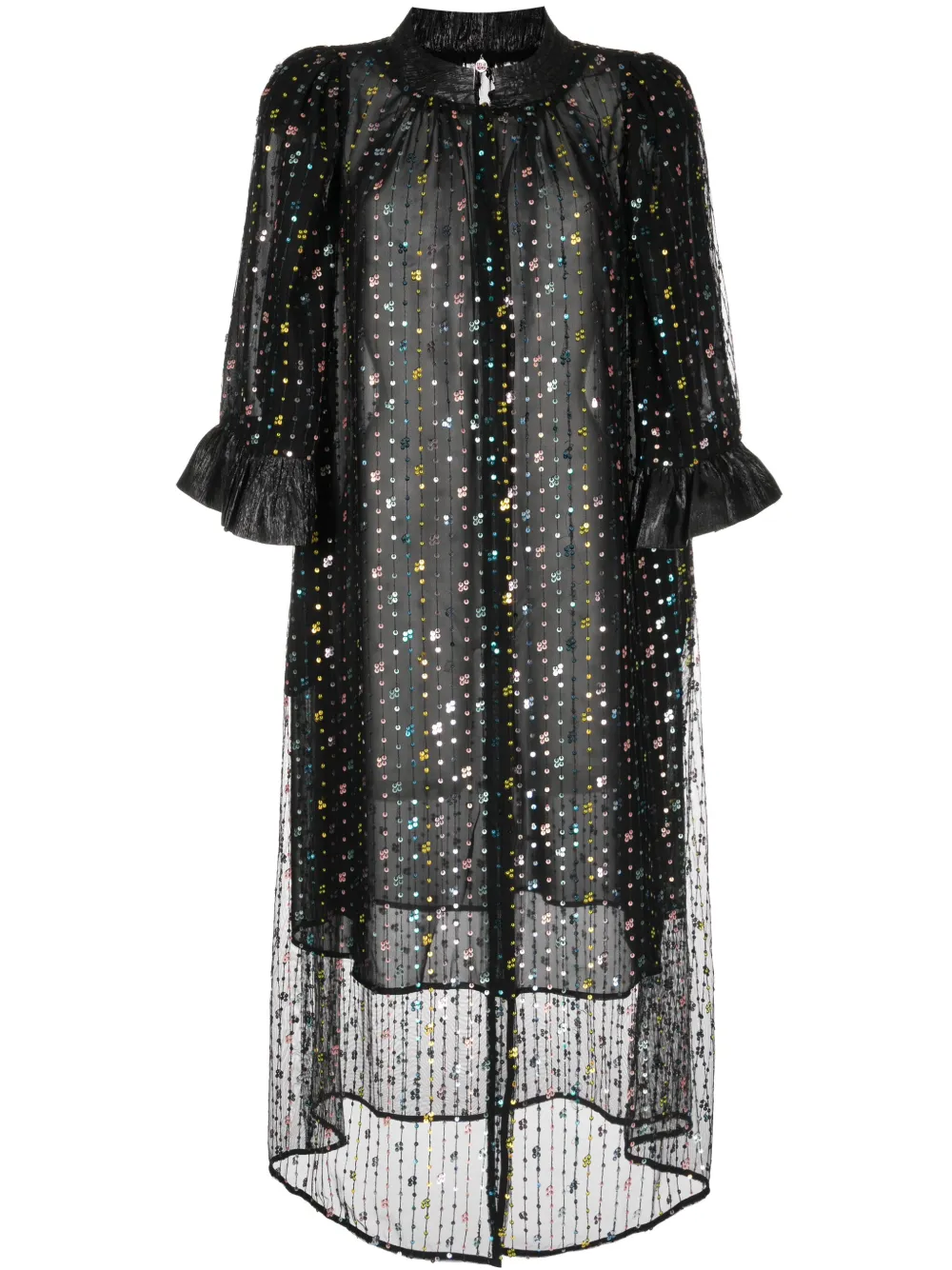 Celia B Osiris sequin-embellished shirtdress | Smart Closet Celia B Osiris sequin-embellished shirtdress | Smart Closet
