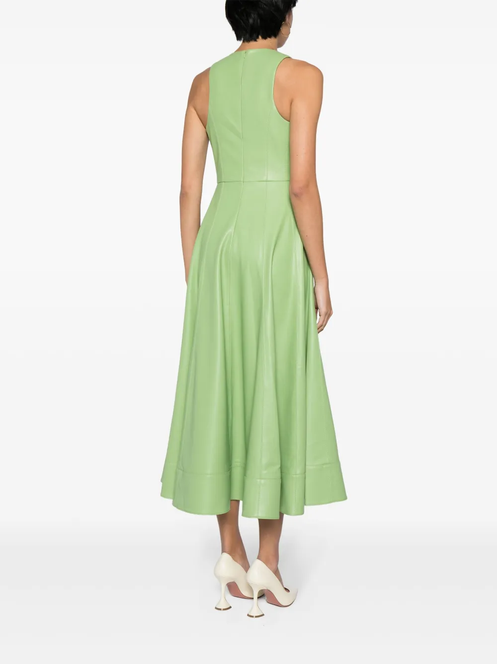 Alexis Soline faux-leather midi dress | Smart Closet