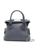 Maison Margiela mini 5AC leather tote bag - Blue