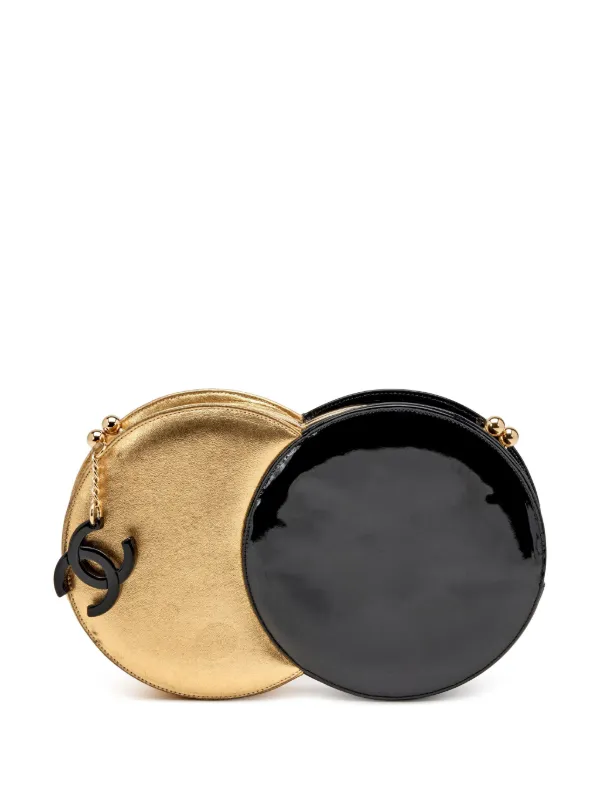 Gold circle clutch online