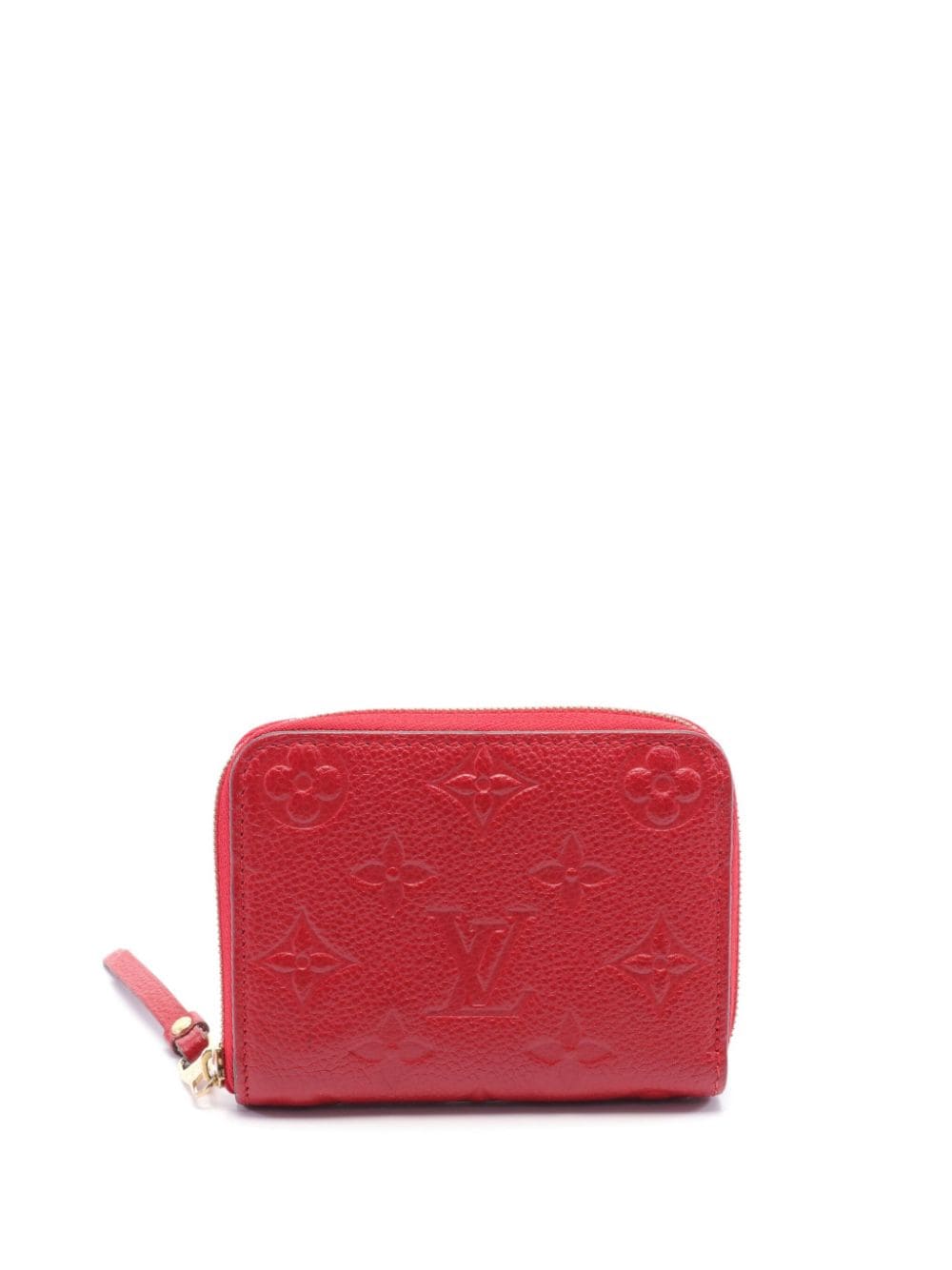 Pre-owned Louis Vuitton 2016  Zippy Coin Purse In Red