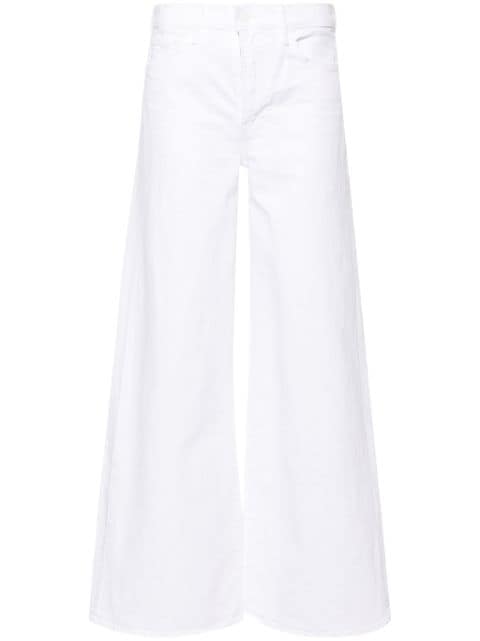 MOTHER The Roller Fray high-rise wide-leg jeans