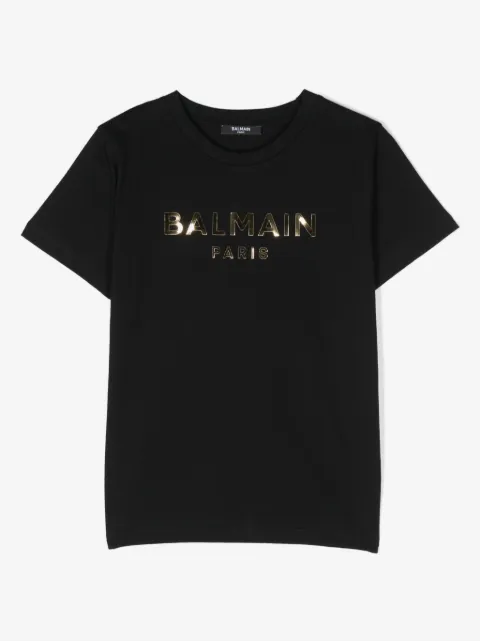 Balmain Kids t-shirt en coton à logo imprimé