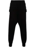 Thom Krom drop-crotch panelled track pants - Black