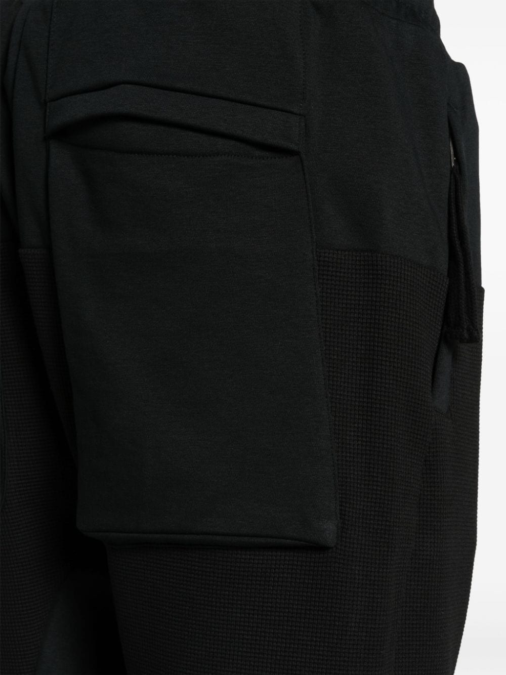 Shop Thom Krom Drop-crotch Panelled Track Pants In Black