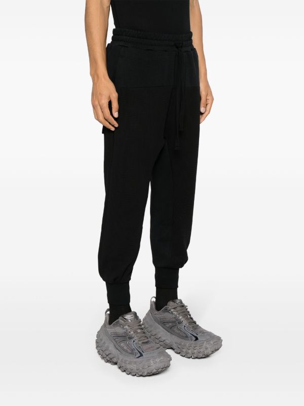 Thom Krom drop-crotch Panelled Track Pants - Farfetch