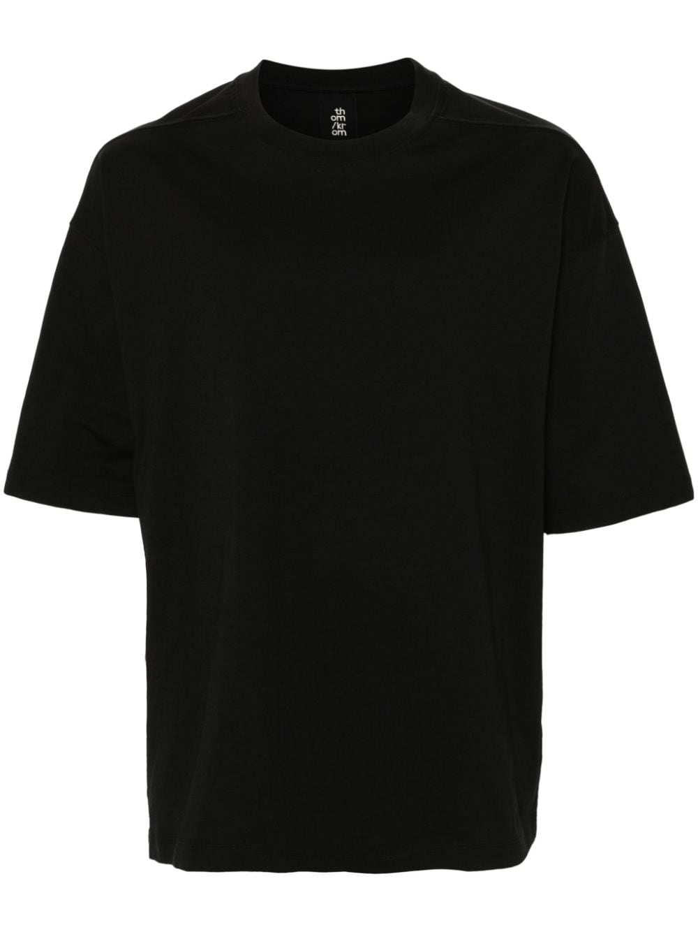 Thom Krom T-shirt met vlakken Zwart