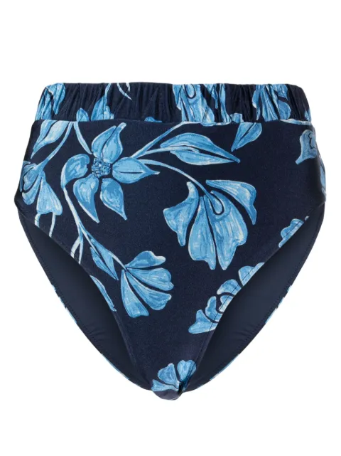 PatBO Nightflower floral-print bikini briefs