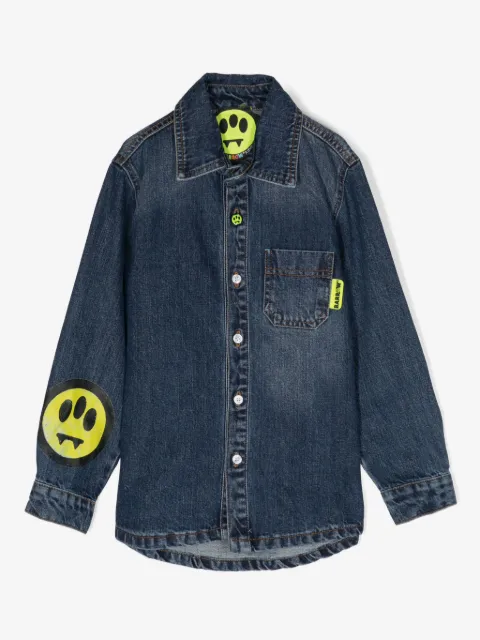Barrow kids Spijkerjack met logoprint