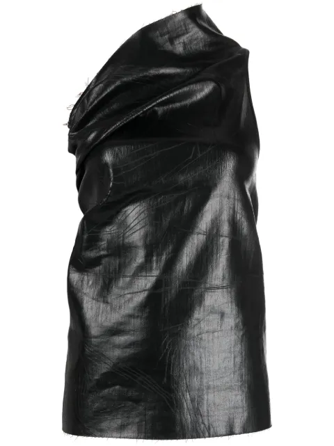 Rick Owens Athena one-shoulder top