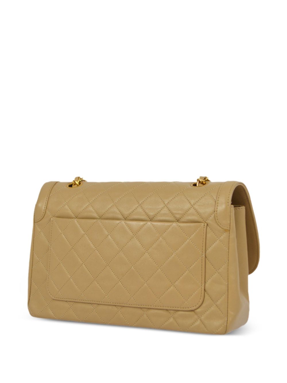 CHANEL Pre-Owned 2010 Classic Flap schoudertas met overslag - Beige