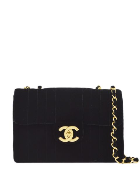 Cheap HOT SALE CHANEL 1995 Jumbo Mademoiselle Classic Flap shoulder bag Women