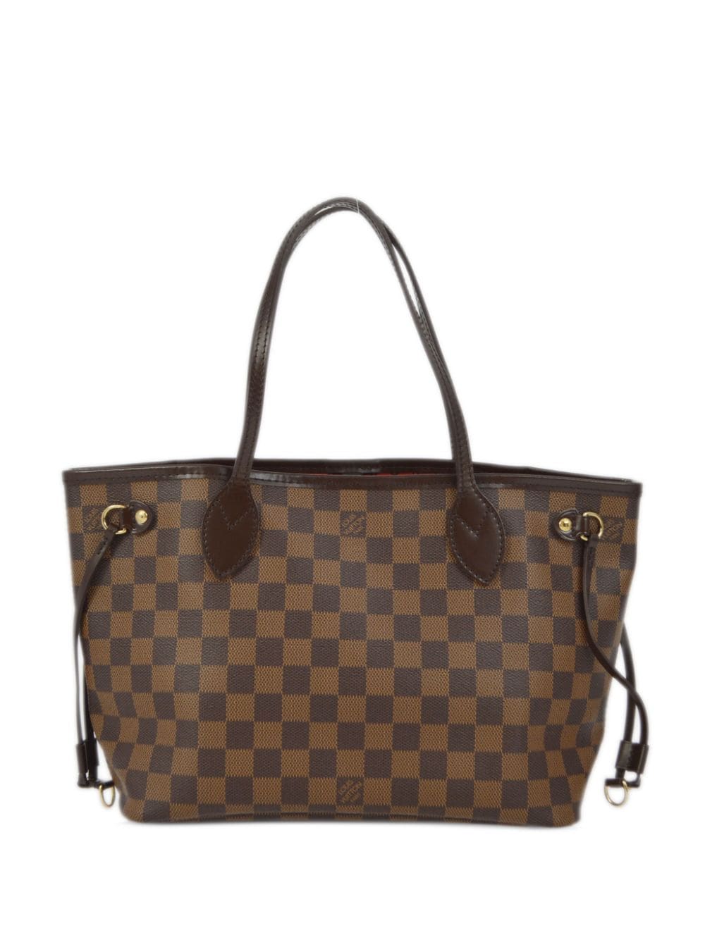 Pre-owned Louis Vuitton 2008  Neverfull Pm Tote Bag In Brown