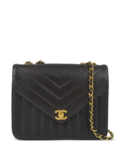 CHANEL 1992 Chevron Mademoiselle Flap shoulder bag Women