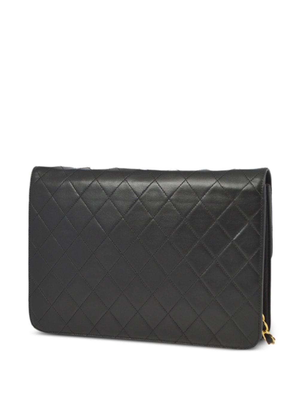 CHANEL Pre-Owned 1998 schoudertas met omslag - Zwart