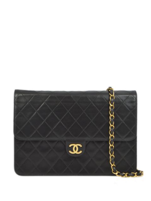 HOT SALE CHANEL 1998 medium Classic Flap shoulder bag Women