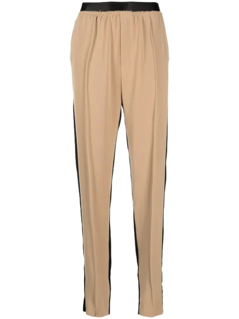 Undercover colour-block cotton trousers