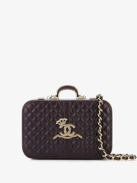 CHANEL Pre-Owned 2008 micro Paris-London clutch bag