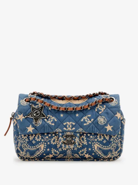 CHANEL Pre-Owned  bolsa de hombro Paris Dallas Metiers D'art Classic Flap mediana 2013-2014