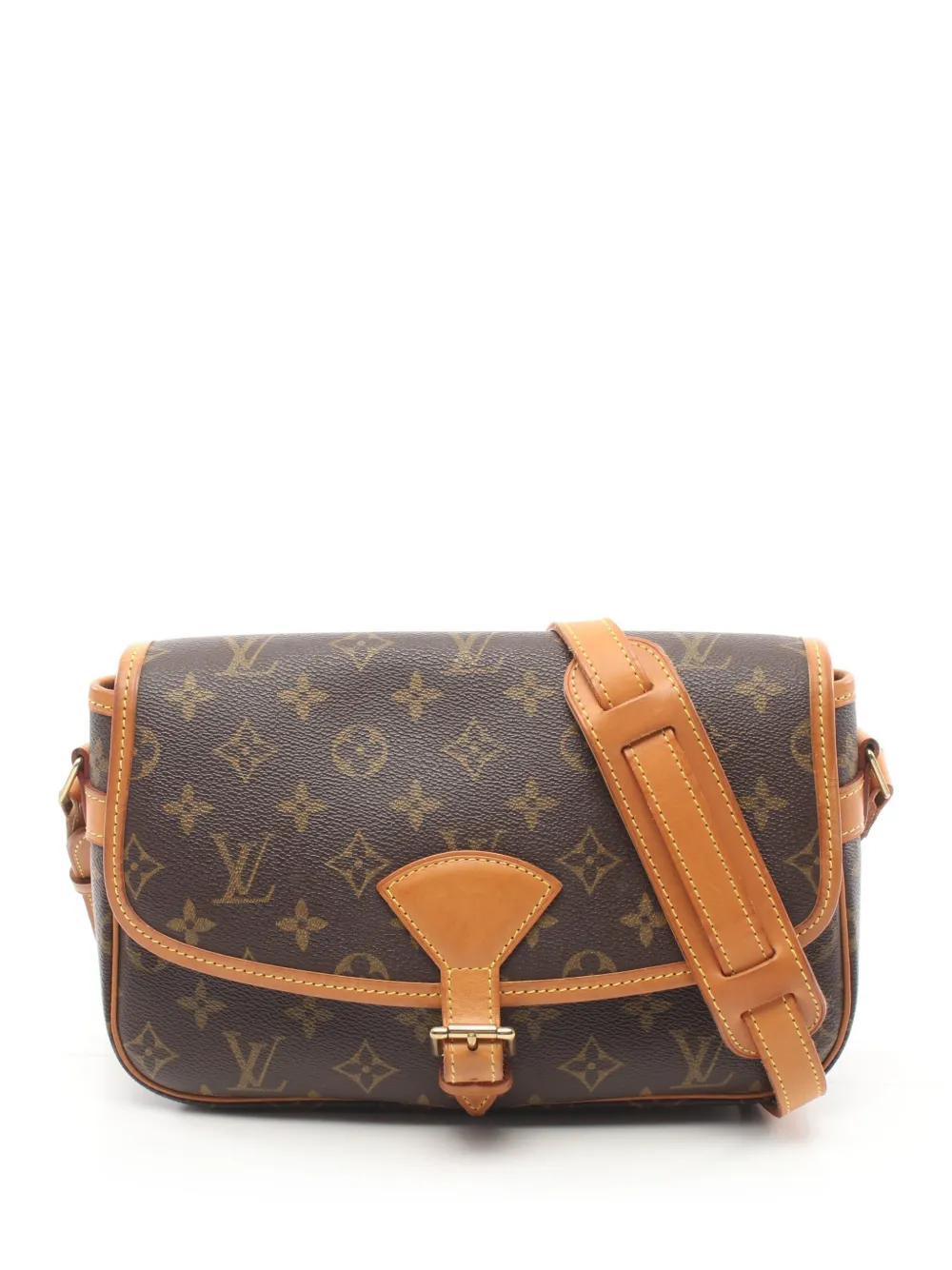 Pre-owned Louis Vuitton 2001  Sologne Shoulder Bag In Brown