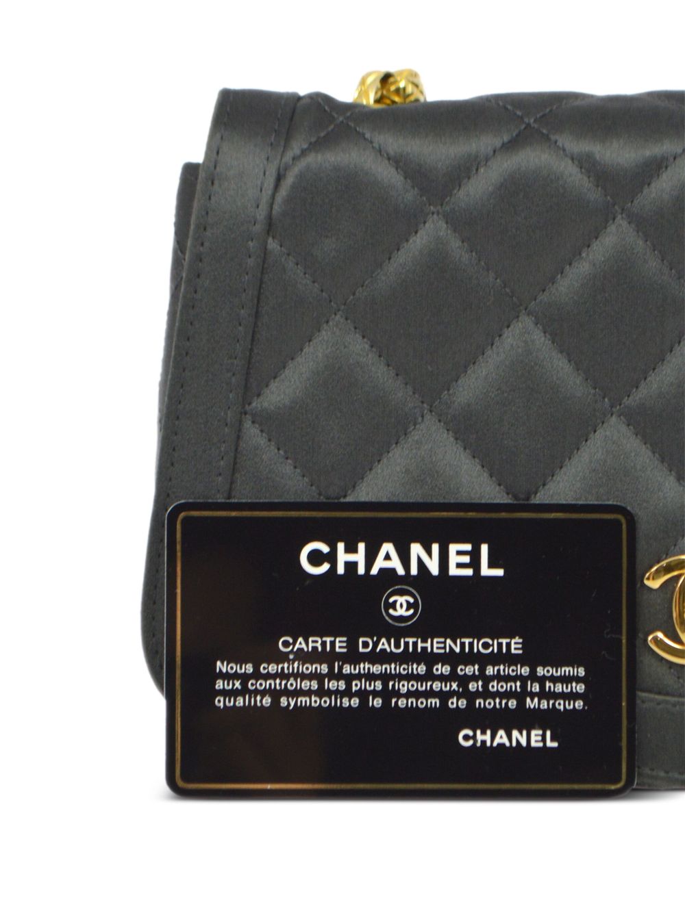 CHANEL 1990 CC turn-lock diamond-quilted shoulder bag Women