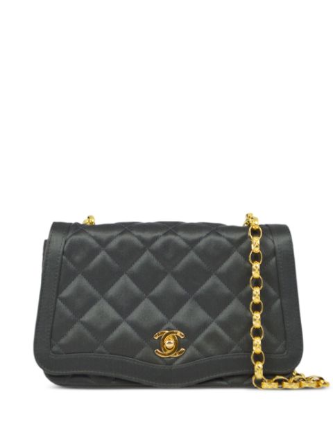 Cheap HOT SALE CHANEL 1990 CC turn-lock diamond-quilted shoulder bag Women