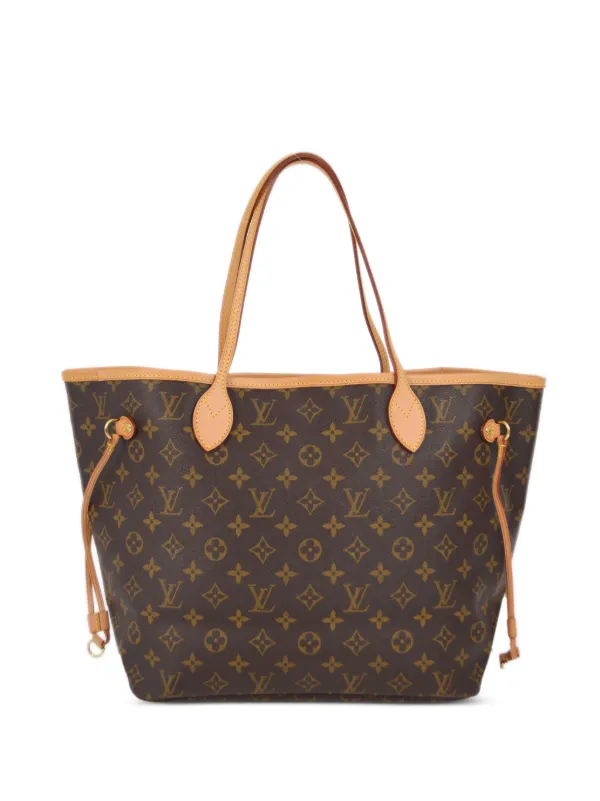 Louis Vuitton Pre Owned 2008 pre owned Neverfull MM Tote Bag Brown FARFETCH CA