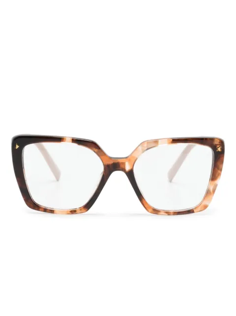 Prada Eyewear lentes con armazón cuadrada
