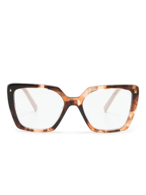 Lunettes de vue rectangulaires - Prada Eyewear - Modalova
